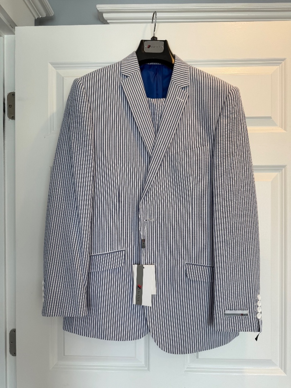 Mens Seersucker suit